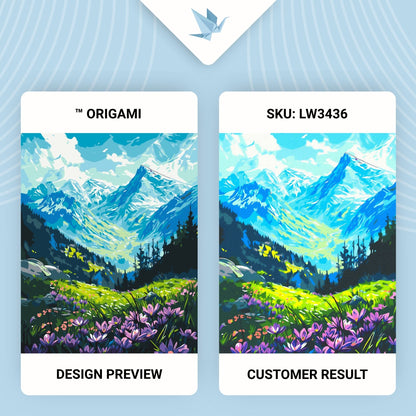 Maľovanie podľa čísel krajinka – Pod horami 40*50 cm LW 3436