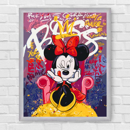 Maľovanie podľa čísel - Disney, filmové postavy. Minnie Mouse LW3457