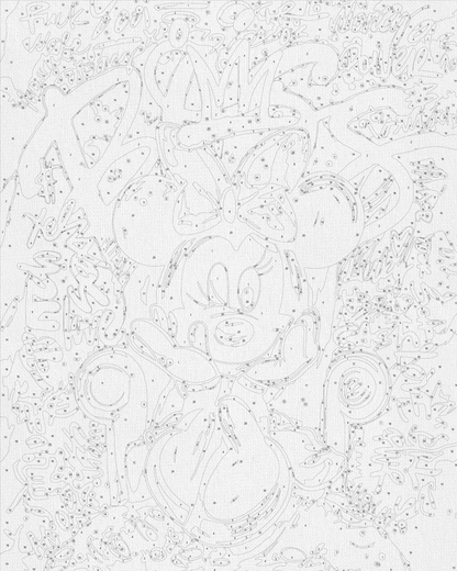 Maľovanie podľa čísel - Disney, filmové postavy. Minnie Mouse LW3457