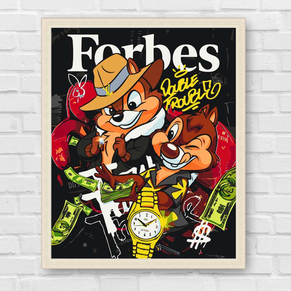 Maľovanie podľa čísel - Disney. Chip a Dale na záchranu. Filmové postavy LW3471