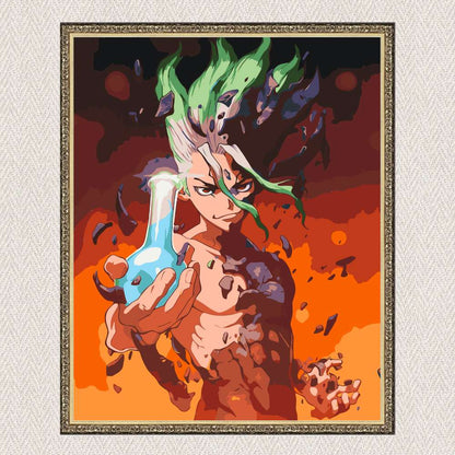 Maľovanie podľa čísel - Dr. Stone. anime LW3472