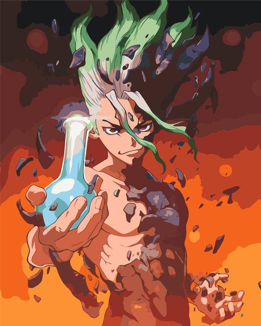 Maľovanie podľa čísel - Dr. Stone. anime LW3472