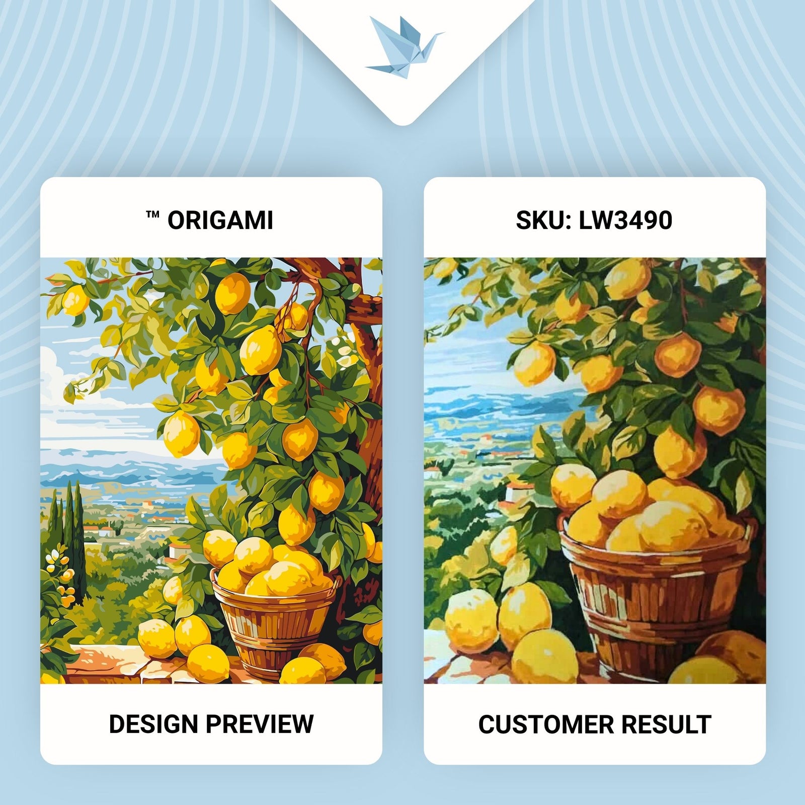 Maľovanie podľa čísel na ráme 40*50 cm – . Citrónovník (citrus) LW 3490