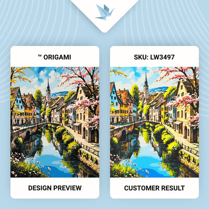 Maľovanie podľa čísel – . Uličky vedúce k snom 40*50 cm LW 3497