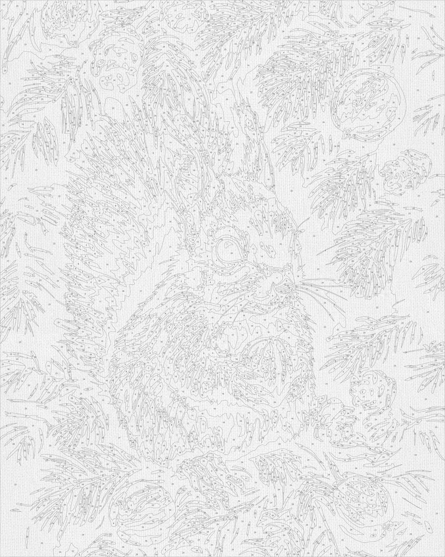 Maľovanie podľa čísel – Zvieratá. Veverička s orechom 40*50 cm LW 3508