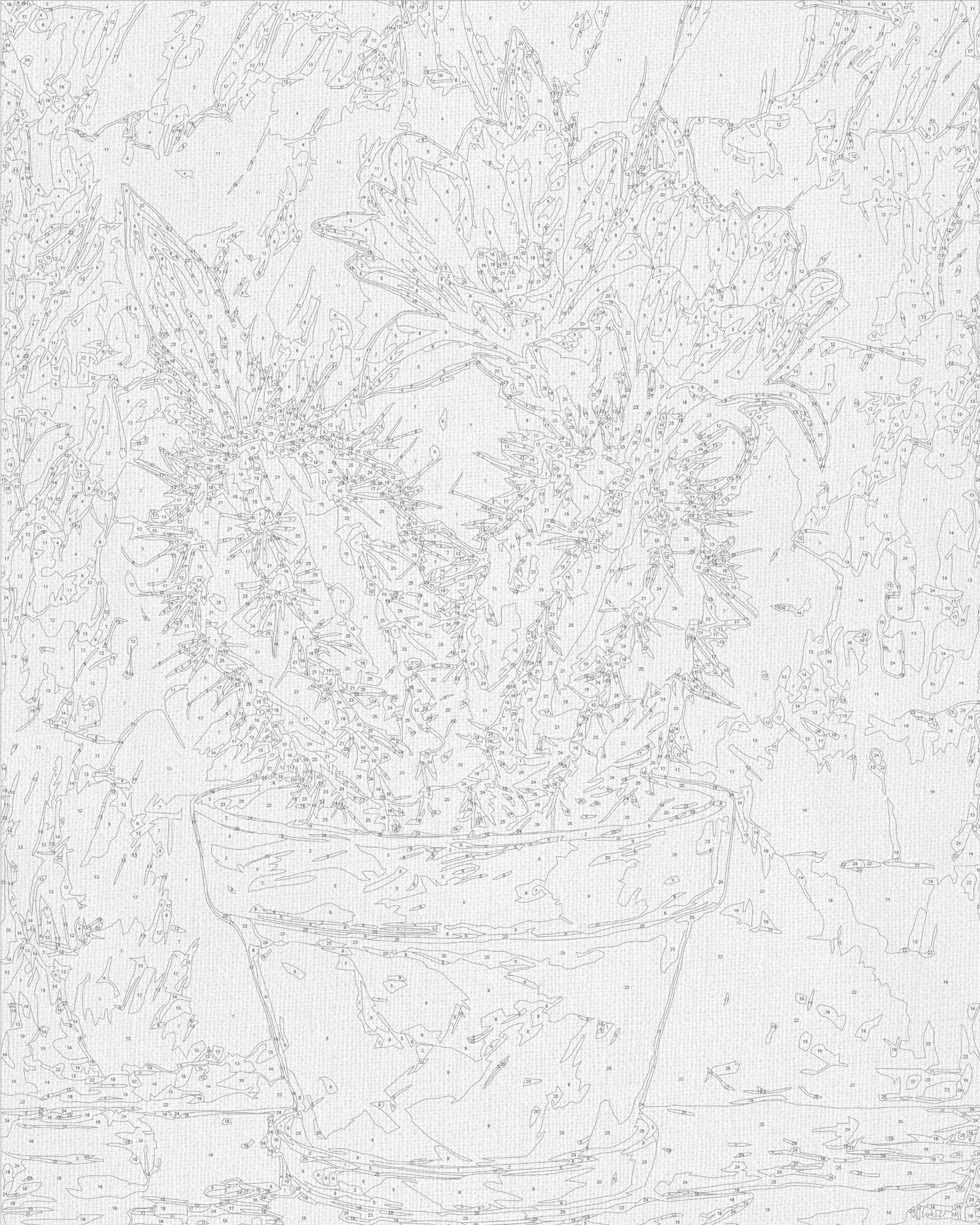 Maľovanie podľa čísel na ráme 40*50 cm – Kvety. Ružový kaktus LW 3534