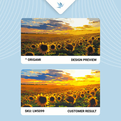 Maľovanie podľa čísel krajinka Slnečnicové pole 40×80 cm LW 5099