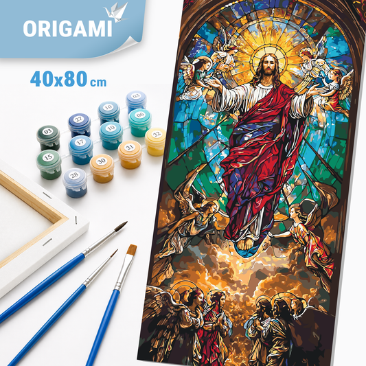Maľovanie podľa čísel na ráme 40*80 cm Náboženstvo LW 5111