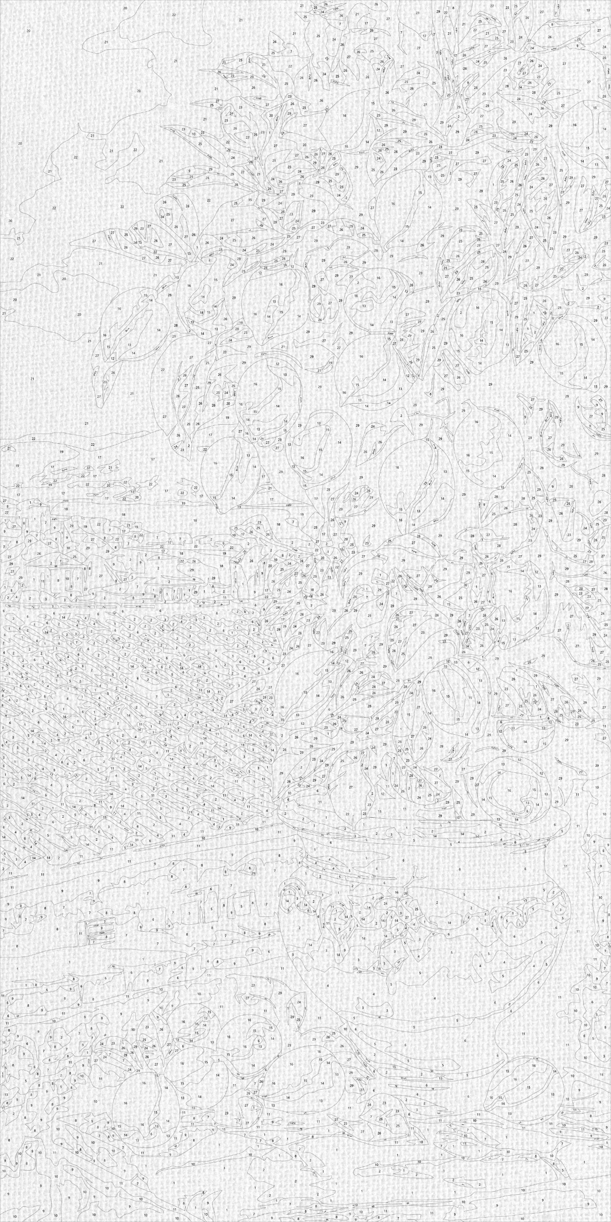 Maľovanie podľa čísel na ráme 40*80 cm Zátišie. Citrusovník (citrón) LW 5116