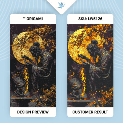 Maľovanie podľa čísel Ticho veľkého majstra s metalickými farbami 40×80 cm LW 5126