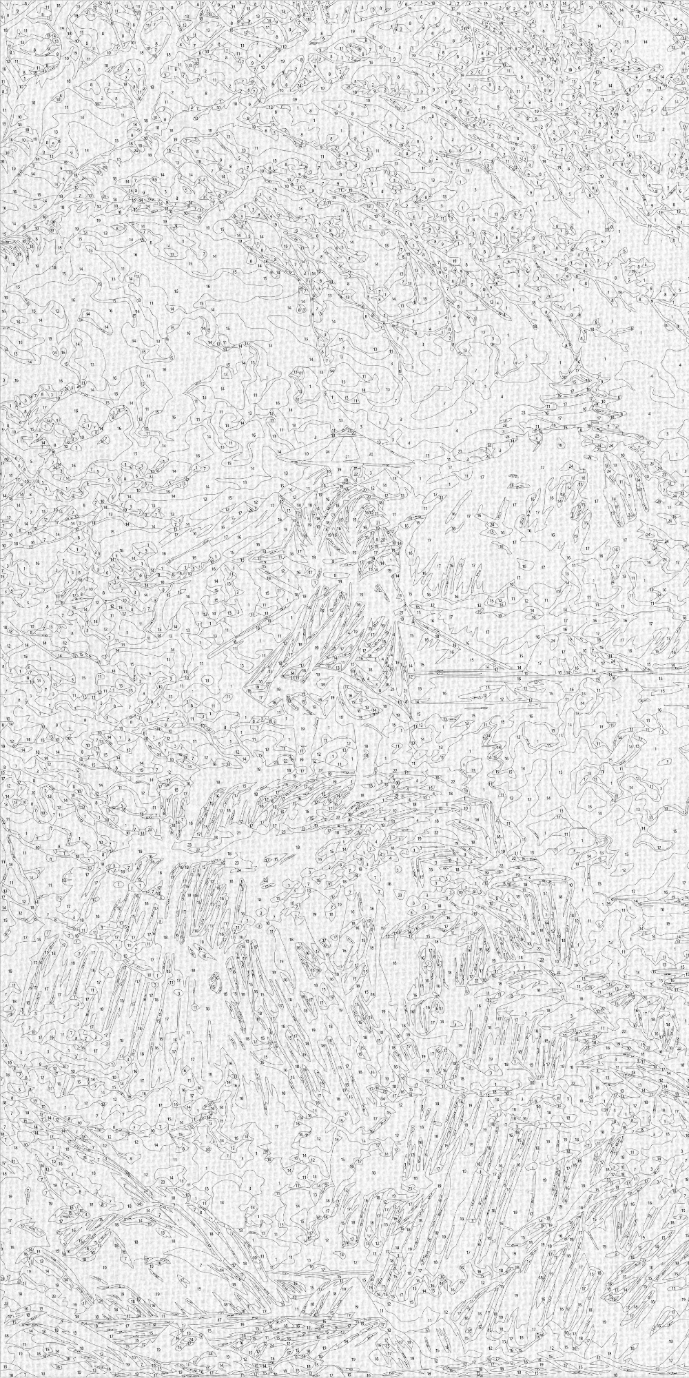 Maľovanie podľa čísel na ráme 40*80 cm - Cesta samuraja - Krajinka - LW 5134