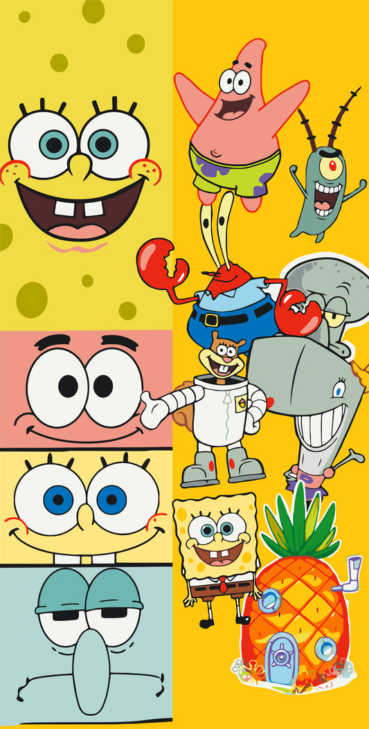 Maľovanie podľa čísel – SpongeBob a priatelia