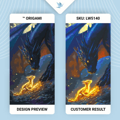 Maľovanie podľa čísel Fantasy „Štvrté krídlo“ – Stretnutie s drakom s metalickými farbami 40×80 cm LW 5140