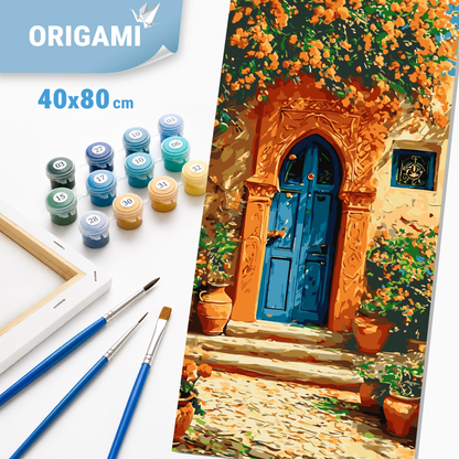Maľovanie podľa čísel na ráme 40*80 cm - Provensalská nálada - Krajinka - LW 5147