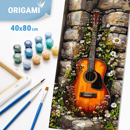 Maľovanie podľa čísel na ráme 40*80 cm - Melódia leta - Krajinka - LW 5153