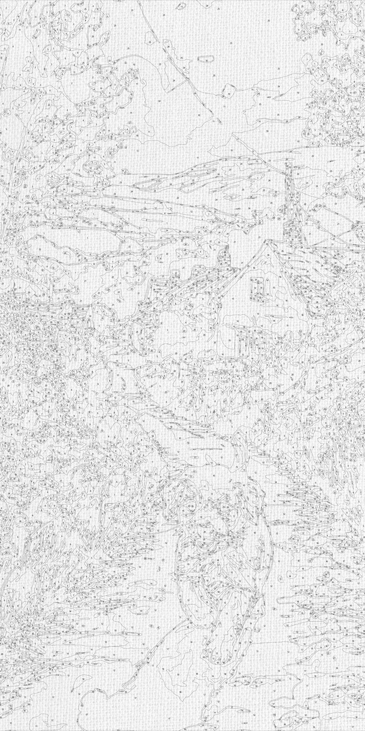Maľovanie podľa čísel na ráme 40*80 cm - Šťastné šteniatko - Zvieratá/Krajinka - LW 5165