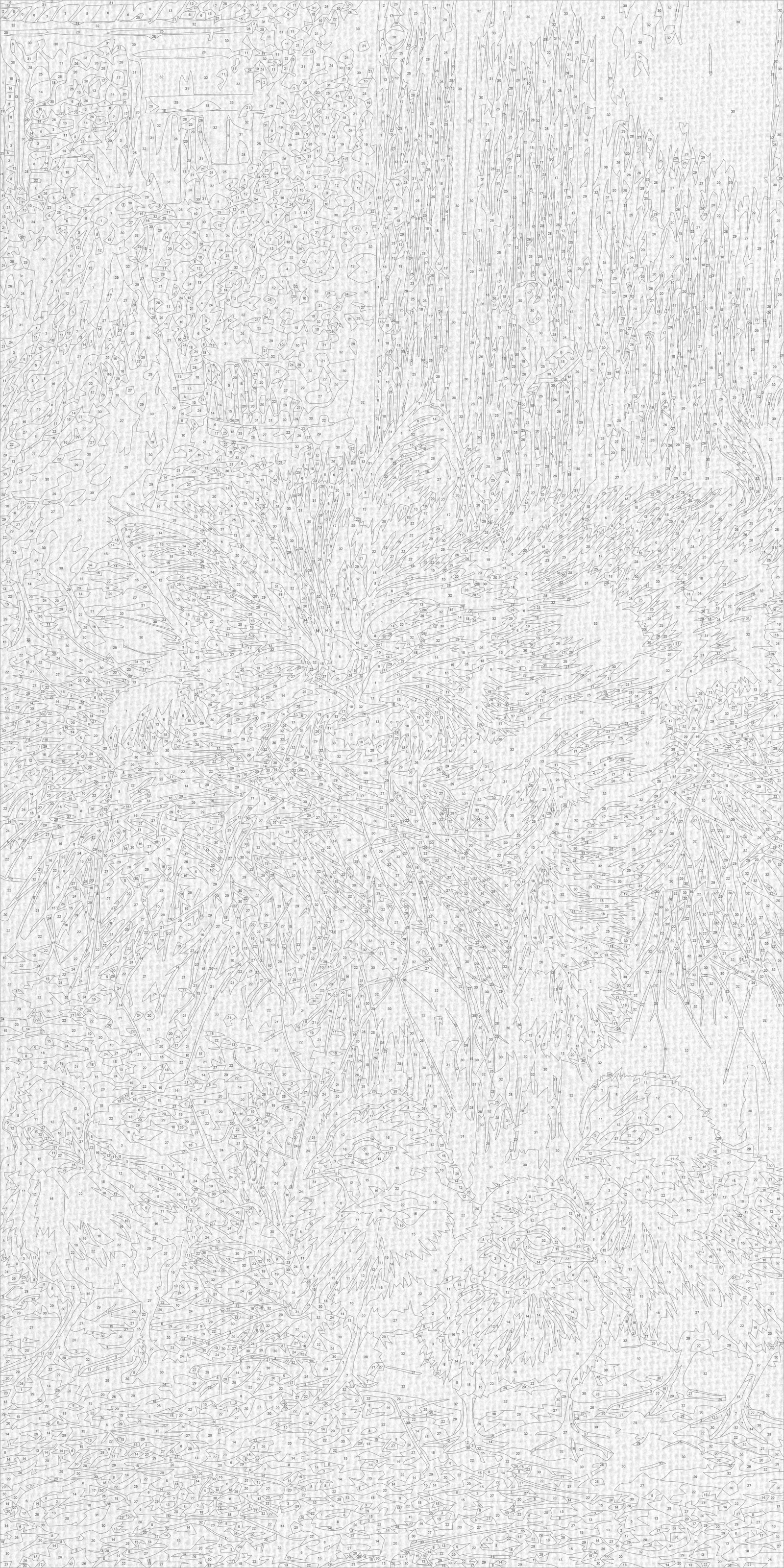 Maľovanie podľa čísel na ráme 40*80 cm - Sladký sen: mačiatko, kohút a kuriatka - Zvieratá - LW 5230