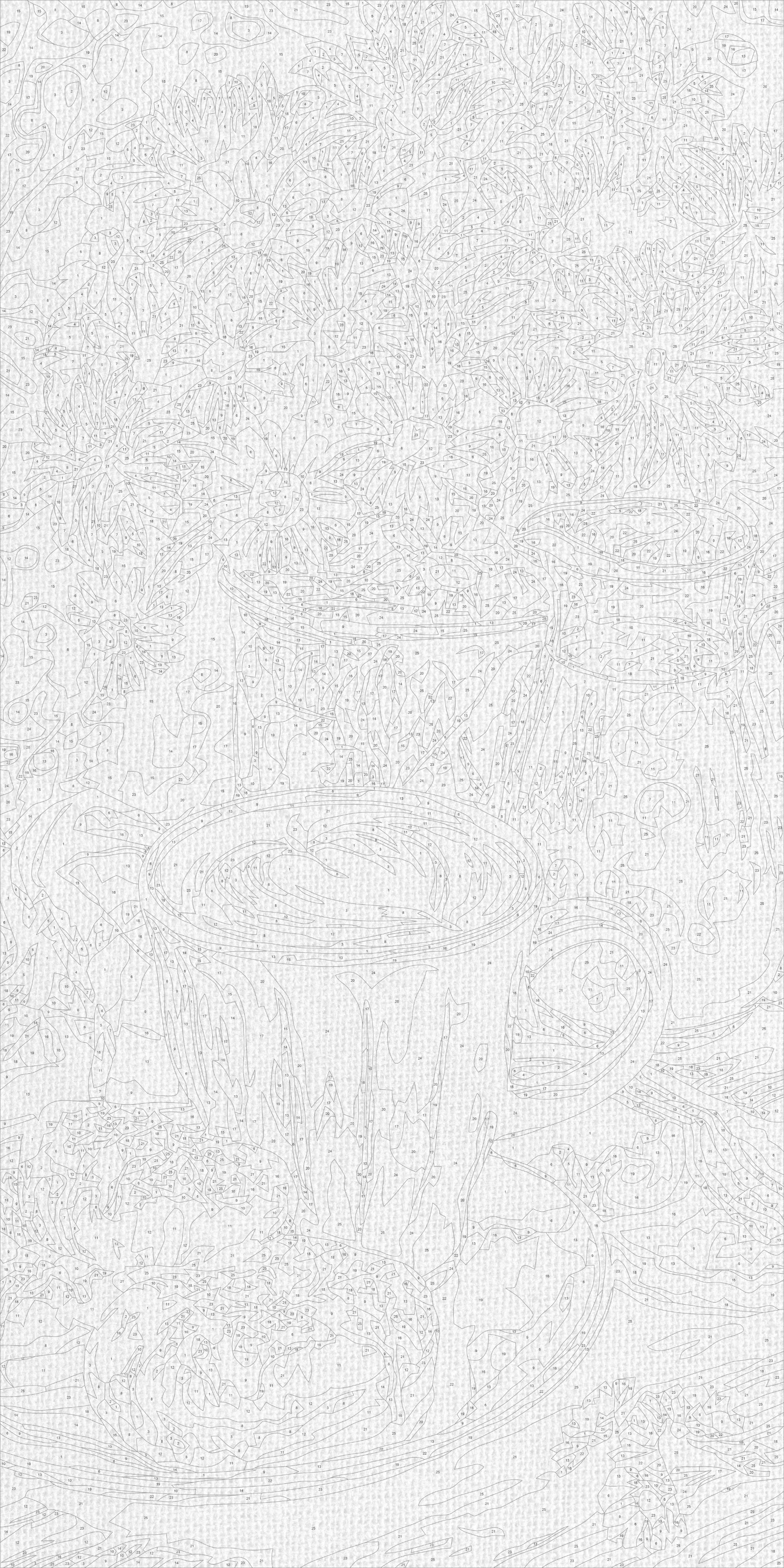 Maľovanie podľa čísel na ráme 40*80 cm - Ranná káva s donutom a kvetmi - Zátišie/Kvety - LW 5243